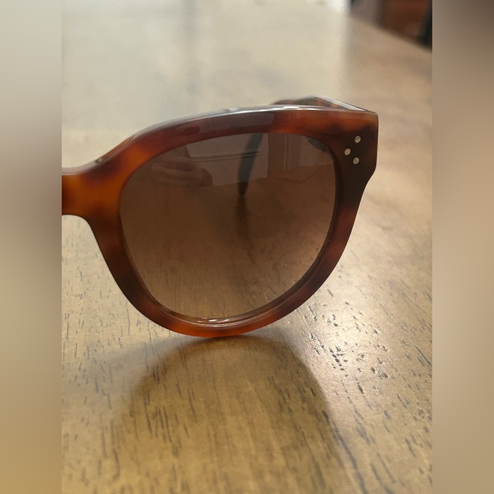 Celine Brown Tortoise Oversized Cat Eye Sunglasses Gradient - Picture 10 of 13